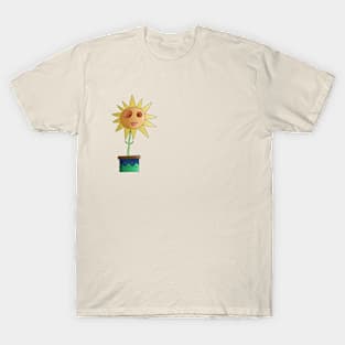 Dead Flower Funky Art T-Shirt